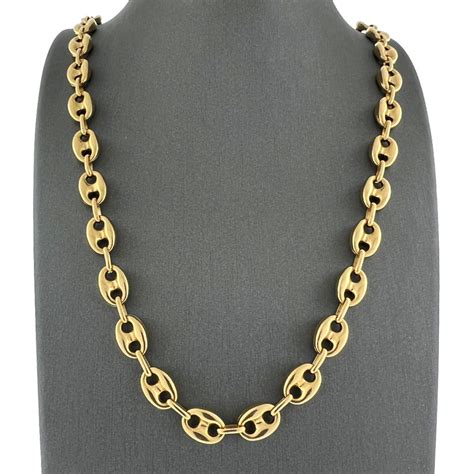 14k gold gucci chain|18 kt gold chain necklace.